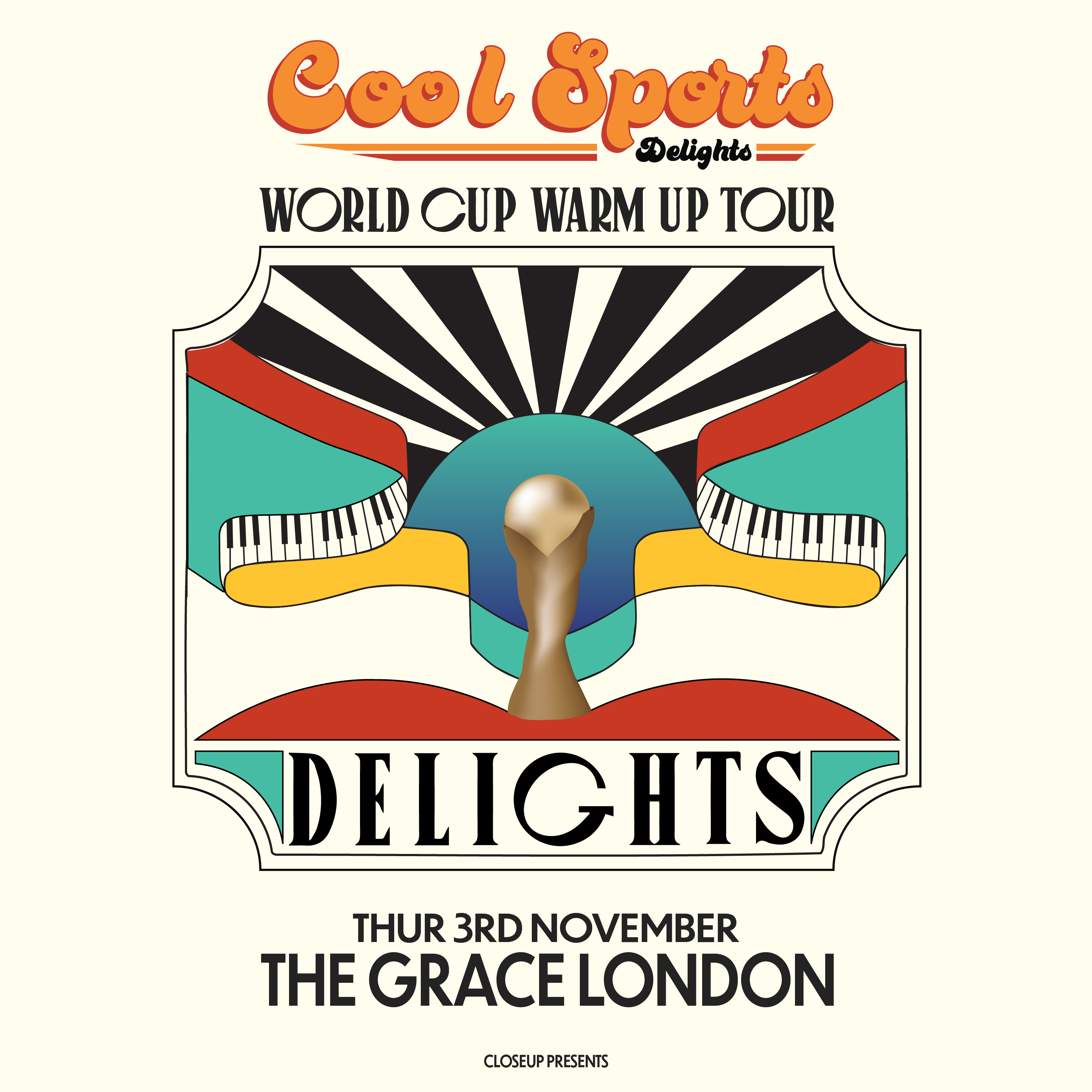 Buys Tickets for Delights | The Grace | London