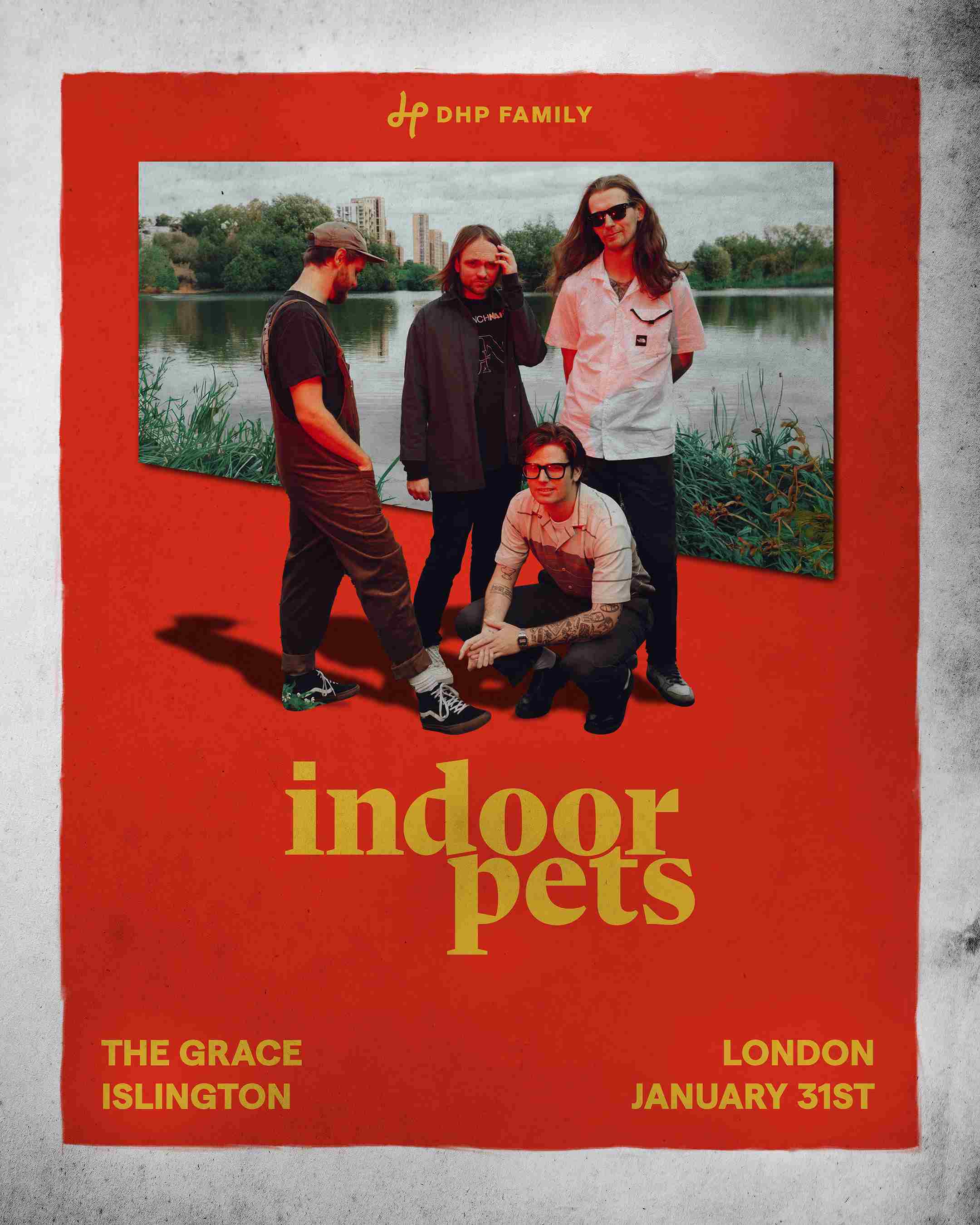 INDOOR PETS The Grace   Jan 2024 Show Posters London Instagram 1 